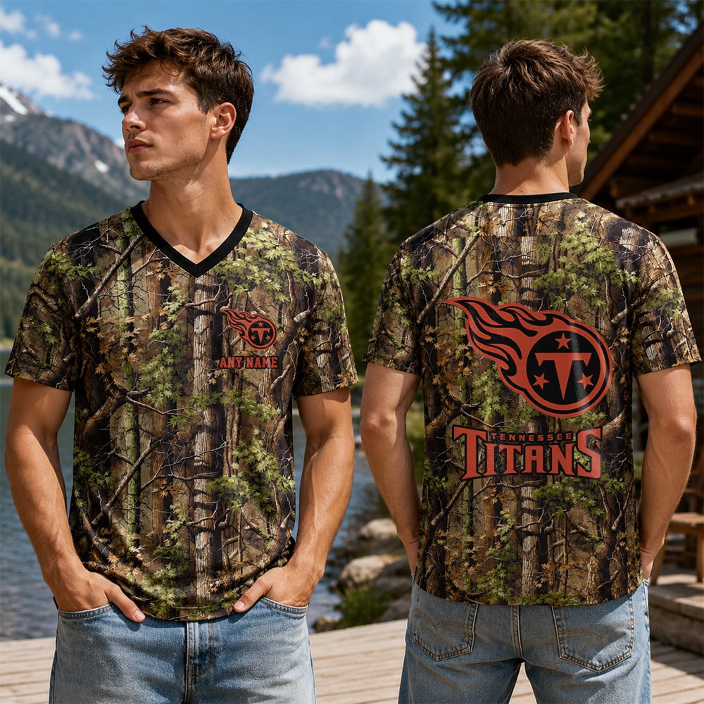 Tennessee Titans NFL V-NECK HUNTING  FOR FAN Main image