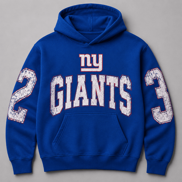 New York Giants Letter 2‑3 Number Print Hoodie Main image