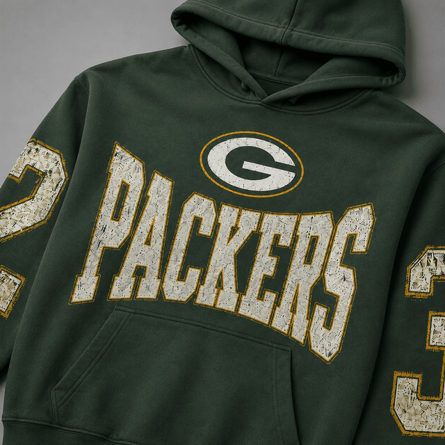 Green Bay Packers 2‑3 Number Print Hoodie Secondary image