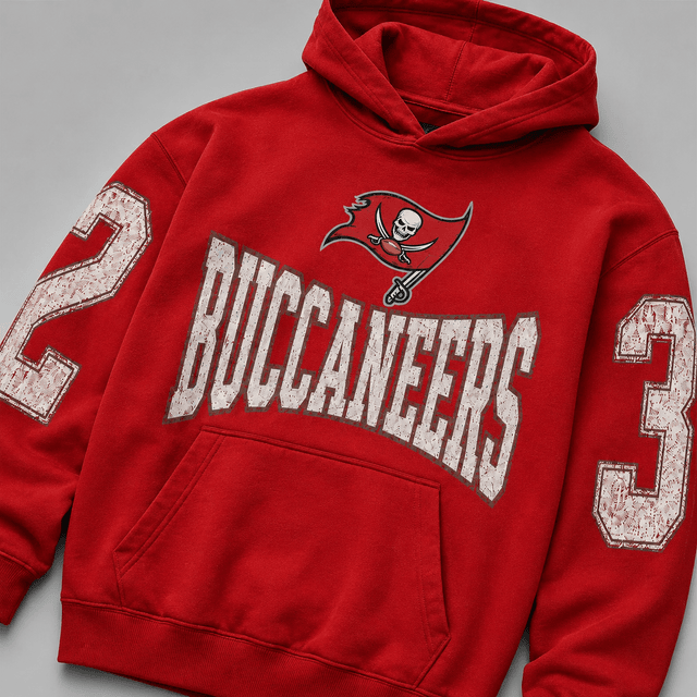 Tampa Bay Buccaneers 2‑3 Number Print Hoodie Secondary image