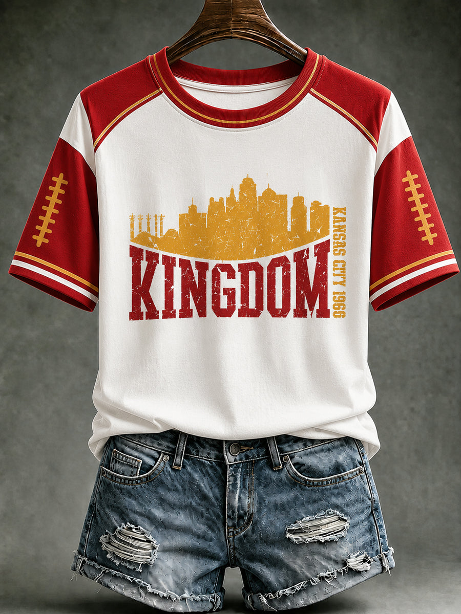 Women's Football Gameday Gift For Football Fans Short Sleeve T-shirt Main image