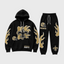 New Orleans Saints Flame‑Print Hoodie Jogger Matching Tracksuit