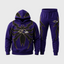 Baltimore Ravens Tribal Spider Hoodie Jogger Matching Tracksuit