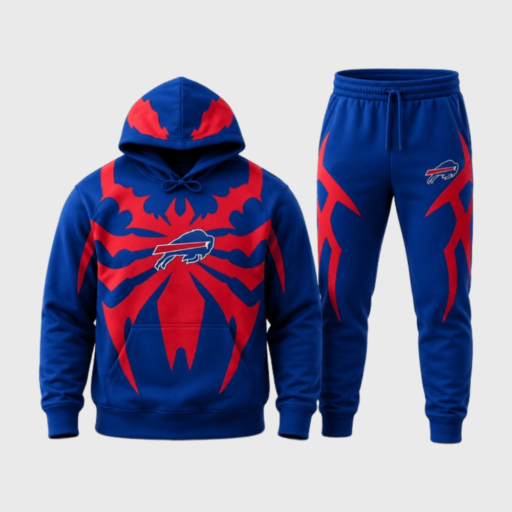 Buffalo Bills Tribal Spider 2‑Piece Tracksuit Set Main image