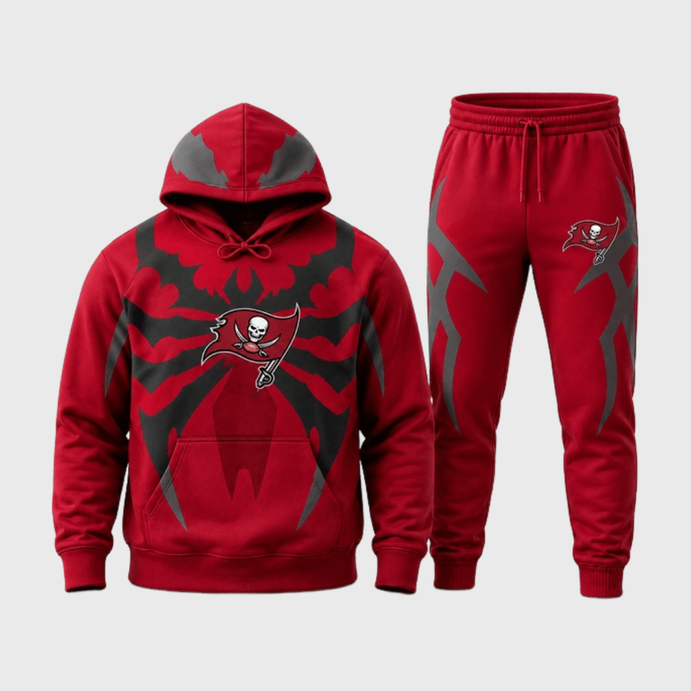Tampa Bay Buccaneers Tribal Spider 2‑Piece Tracksuit Set