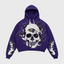 Baltimore Ravens Skull Flame Graphic Hoodie