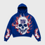 New York Giants Skull Flame Graphic Hoodie