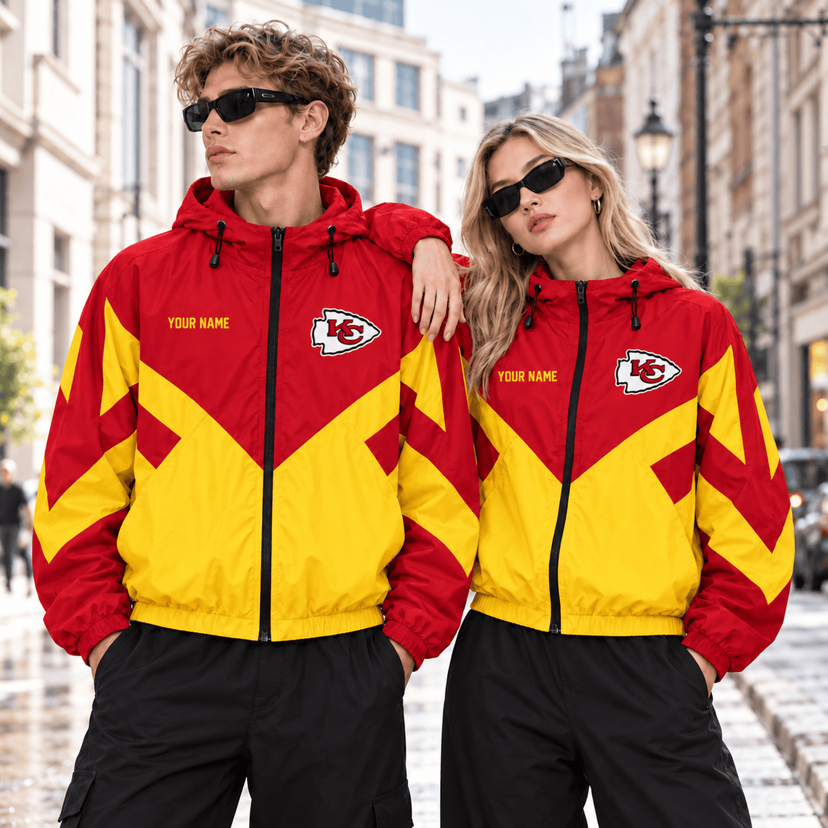 Kansas City Chiefs NFL Outdoor Jacket Custom Name For Fan Main image