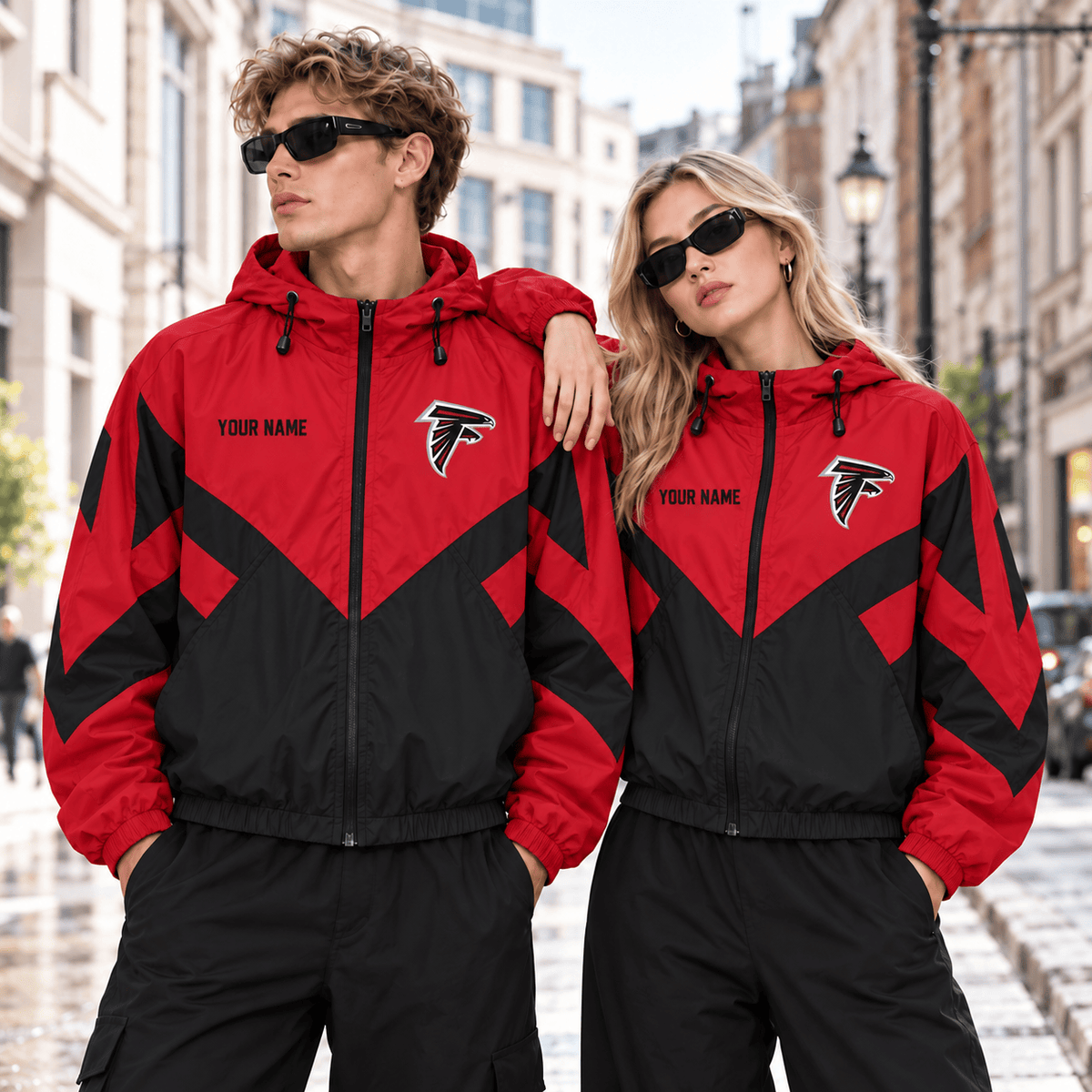 Atlanta Falcons NFL Outdoor Jacket Custom Name For Fan Main image
