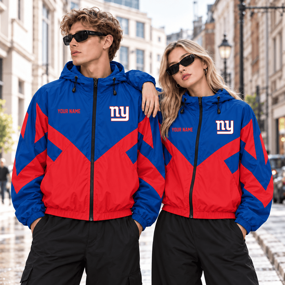New York Giants NFL Outdoor Jacket Custom Name For Fan Main image