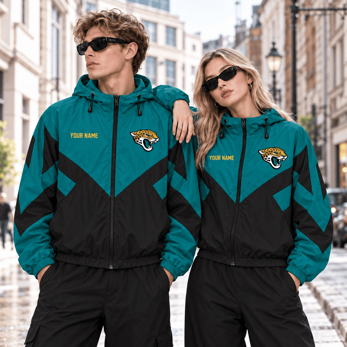 Jacksonville Jaguars NFL Outdoor Jacket Custom Name For Fan Main image