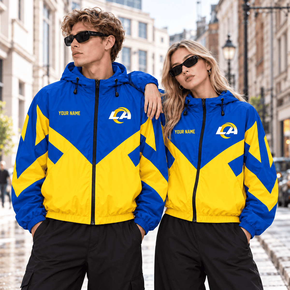 Los Angeles Rams NFL Outdoor Jacket Custom Name For Fan Main image