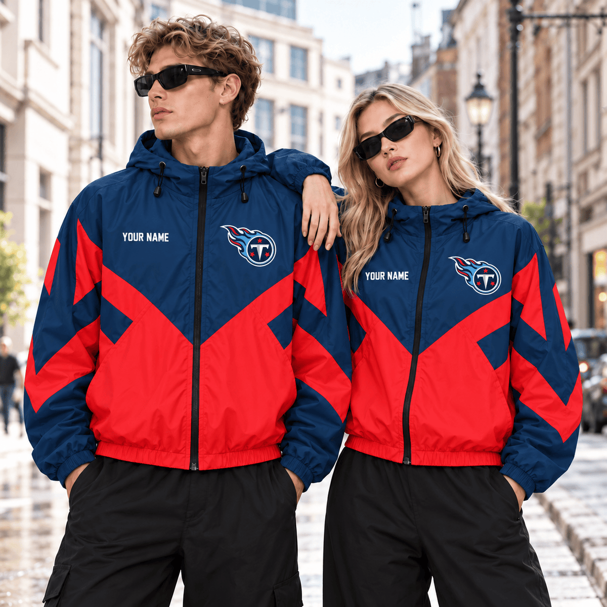 Tennessee Titans NFL Outdoor Jacket Custom Name For Fan Main image