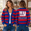 New York Giants NFL Ugly Cardigan Custom Name For Fan