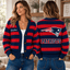 New England Patriots NFL Ugly Cardigan Custom Name For Fan