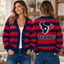 Houston Texans NFL Ugly Cardigan Custom Name For Fan