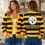 Pittsburgh Steelers NFL Ugly Cardigan Custom Name For Fan