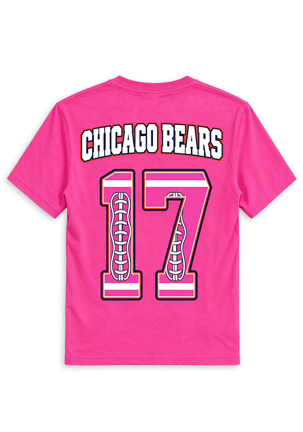 Chicago Bears Pink Out Tackle Breast Cancer Awareness V-Neck T-Shirt