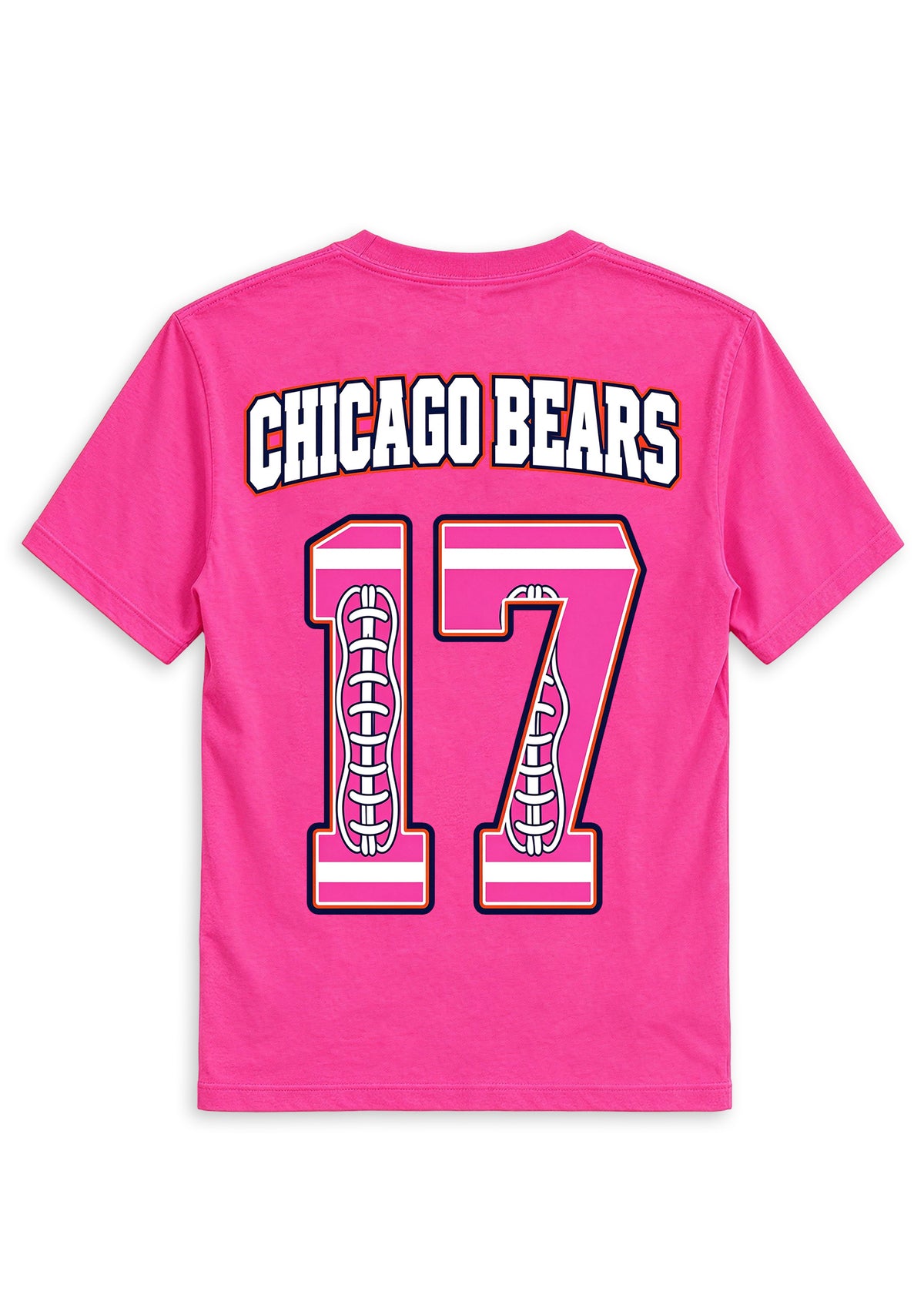 Chicago Bears Pink Out Tackle Breast Cancer Awareness V-Neck T-Shirt
