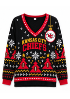 Women’s Kansas City Chiefs Ugly NFL Christmas Sweatshirt