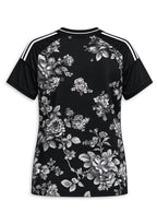 Women's Las Vegas Raiders Floral V-Neck T-Shirt