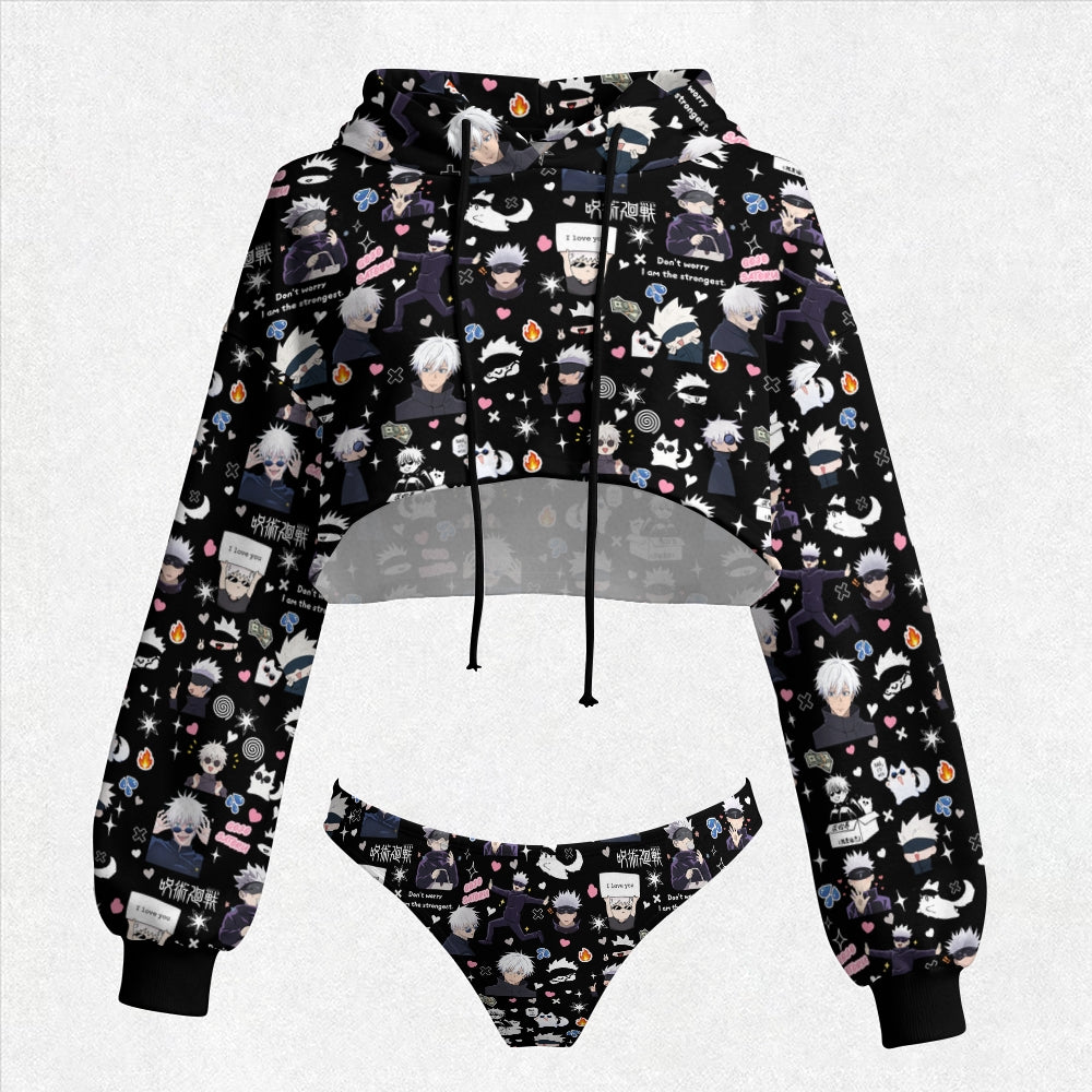 Women's Hooded Thicken Suit Set 2605016860