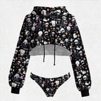 Women's Hooded Thicken Suit Set 2605016860