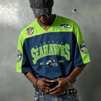 Seattle Seahawks EST 1976 Helmet Graphic Jersey Shirts