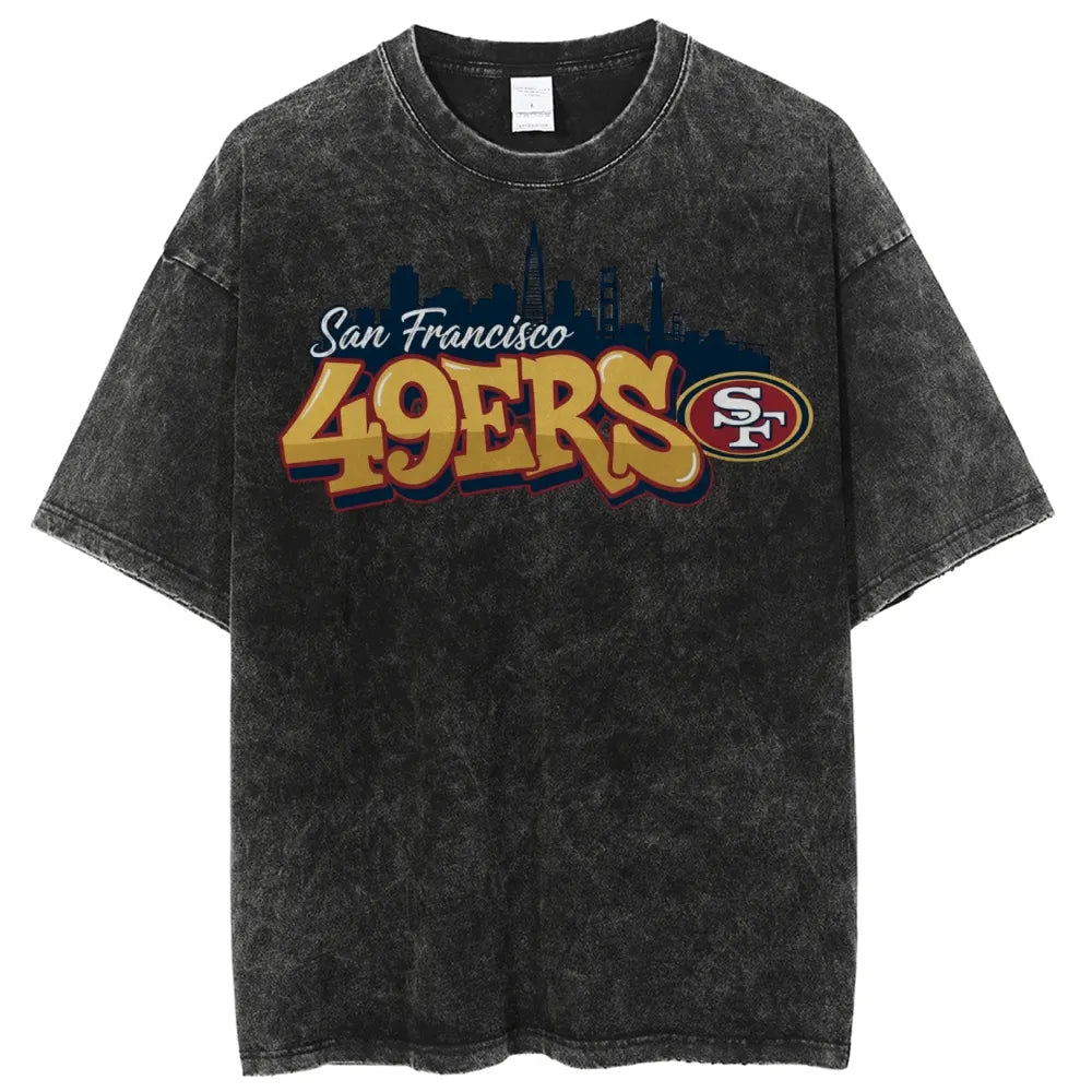 San Francisco 49ers Unisex Vintage Washed T-shirt