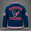 Unisex Houston Texans Logo Printed Varsity Jacket