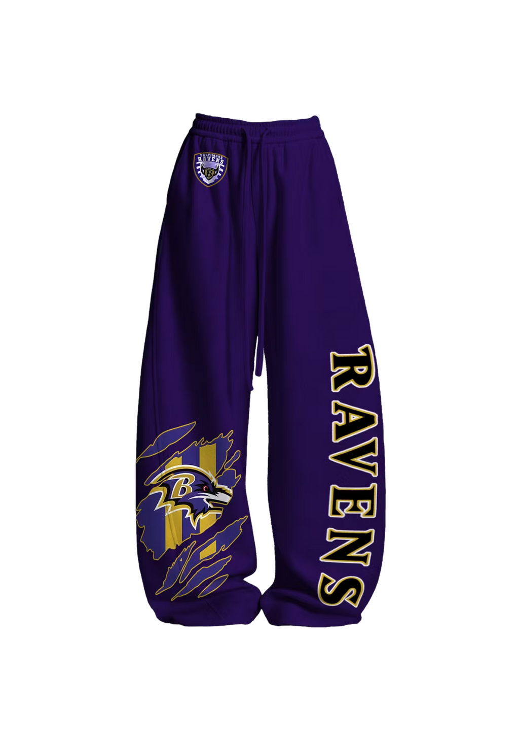 Baltimore Ravens Claw Mascot Tops & Elasticated Trousers Two-Piece Set