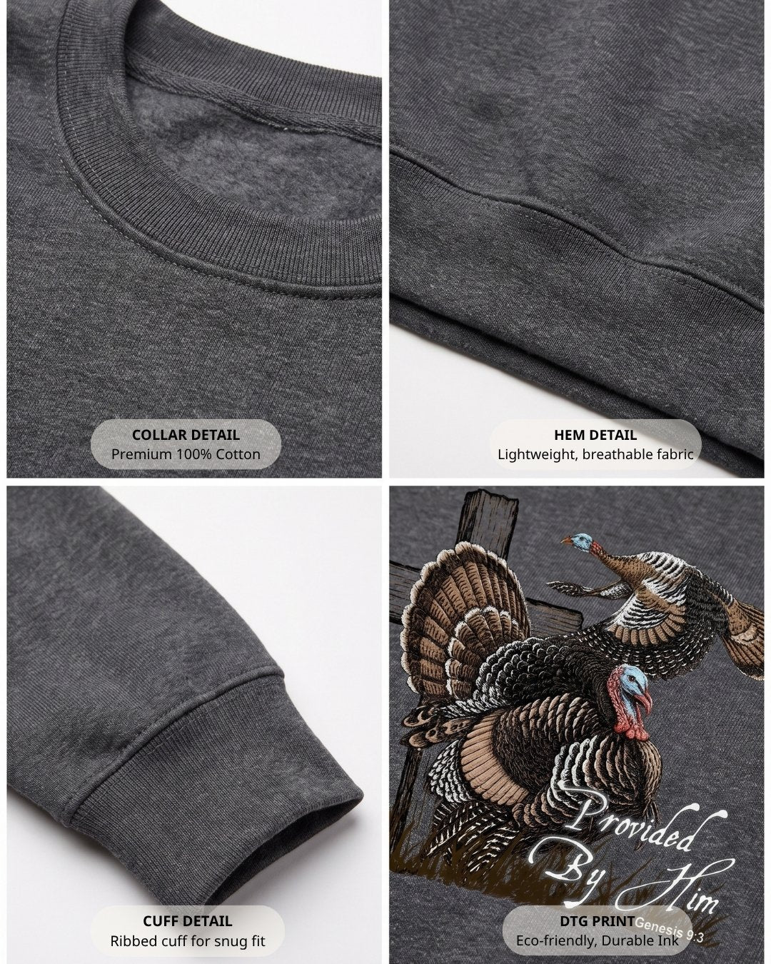 The Genesis Turkey  SWEATSHIRT Secondary image