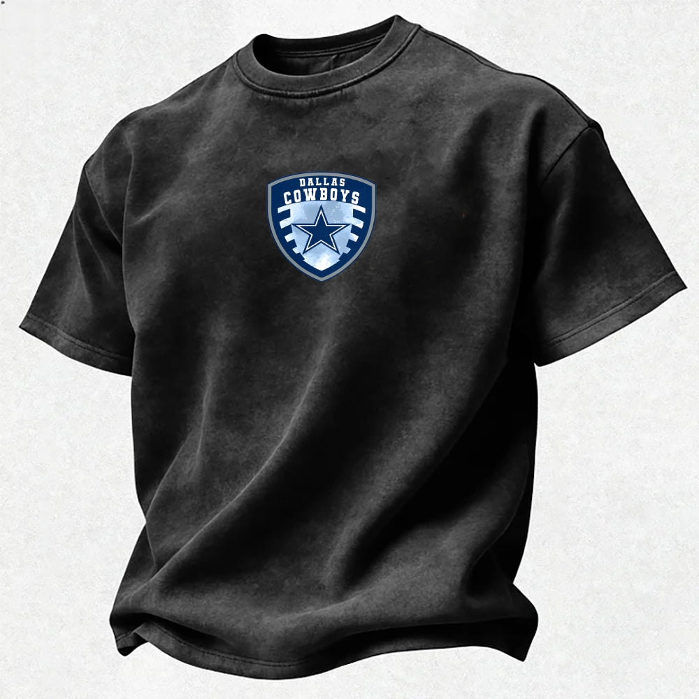 Dallas Cowboys Printed Unisex 100% Pure Cotton Washed T-Shirt Secondary image