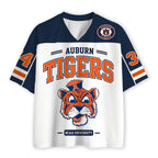 Vintage Auburn Tigers Mascot Retro NCAA Jersey Shirts