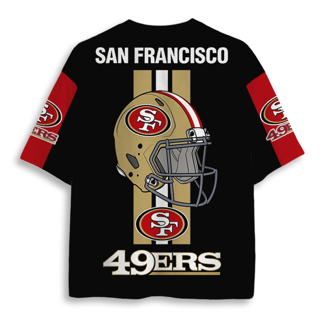San Francisco 49ers Football Helmet Jersey Shirts