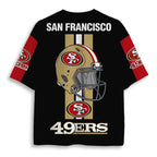 San Francisco 49ers Football Helmet Jersey Shirts