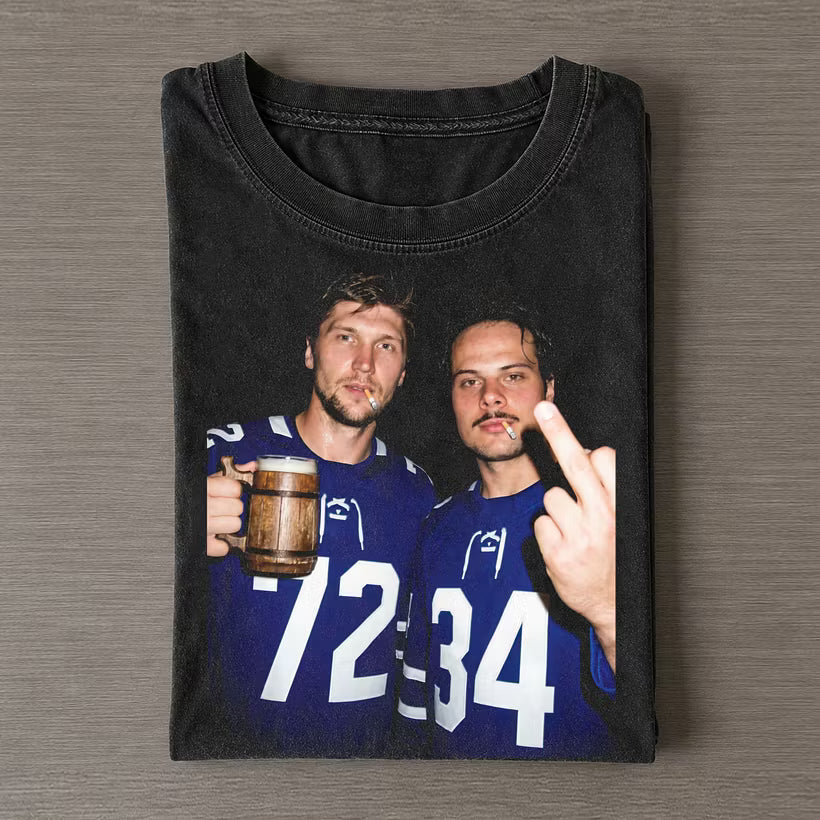 SB72 & AM34 Leafs Hockey TEE/Hoodie