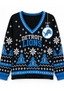 Women’s Detroit Lions Ugly NFL Christmas Sweatshirt