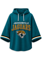 Women’s Jacksonville Jaguars 3/4 Dolman Sleeve Hoodie