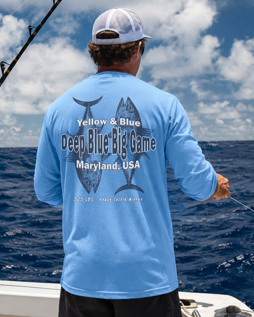 Deep Blue Big Game Long-sleeve