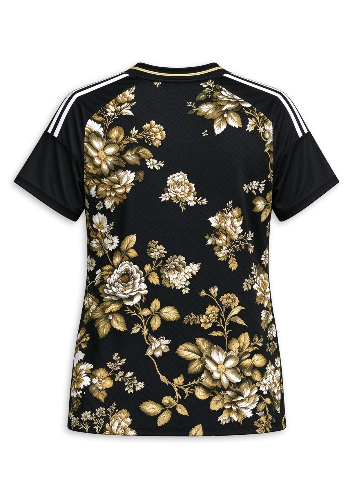 Women's New Orleans Saints Floral V-Neck T-Shirt