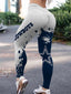 Dallas Cowboys Football Team Splash Ink Workout Leggings For Lady