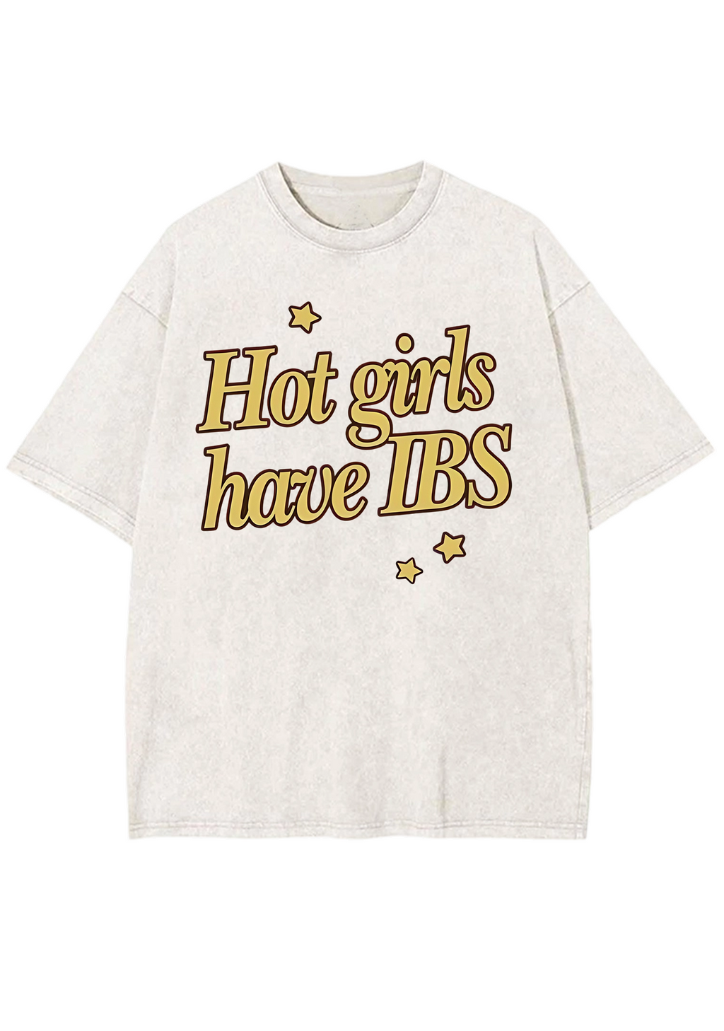Hot Girls Have IBS Y2K Washed Tee