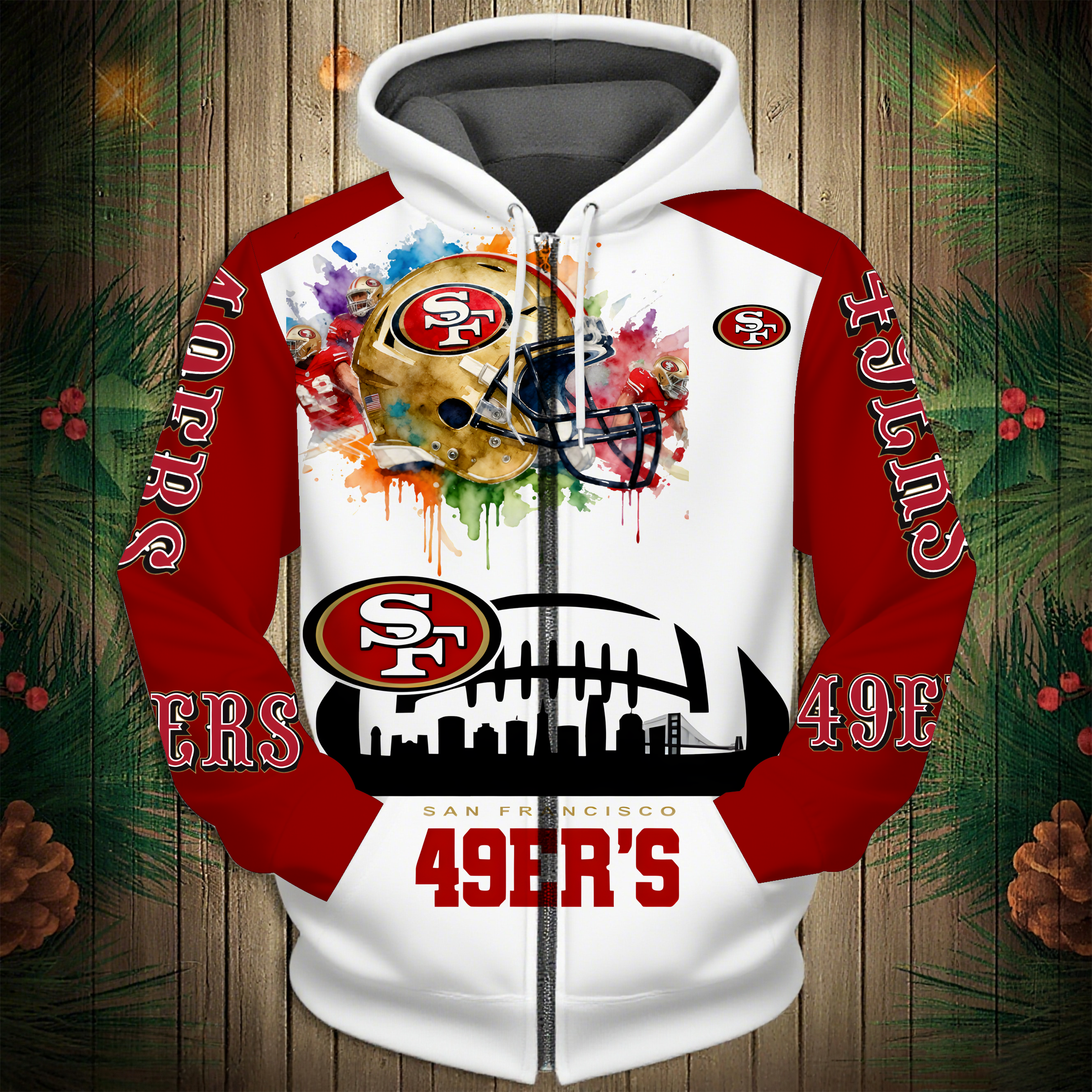 San Francisco 49ers 2026 New 3D Graphic Hoodie