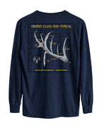 Non-Typical Antler Deer Profile Long-sleeve