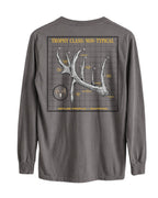Non-Typical Antler Deer Profile Long-sleeve