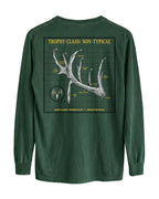 Non-Typical Antler Deer Profile Long-sleeve
