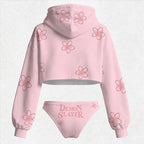 "Demon Slayer" Women's Hooded Thicken Suit Set