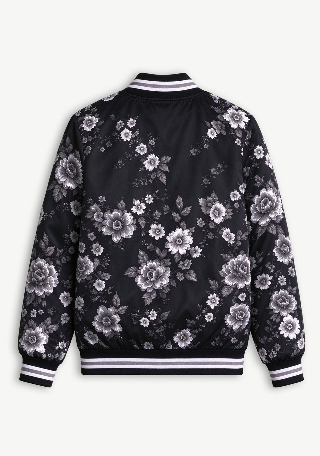 Women Las Vegas Raiders Floral Print Zip Up Jacket Custom Name For Fan
