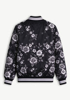 Women Las Vegas Raiders Floral Print Zip Up Jacket Custom Name For Fan